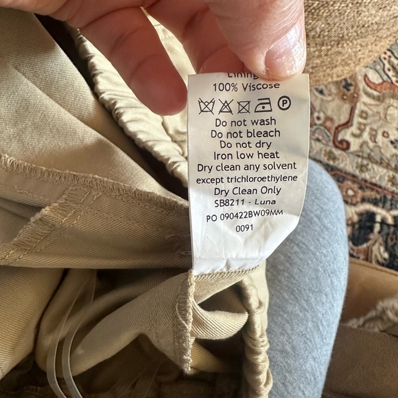 House of CB Beige Luna Camel Cargo Trouser Sz M NEW - Picture 8 of 8